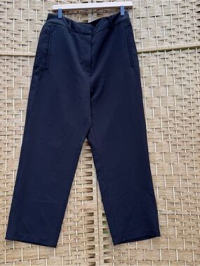 Quince Black Straight-Leg Dress Pants Women’s Large NWT